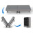 Portable Folding Bed With Memory Foam Mattress, Metal Frame & Lockable Wheels
