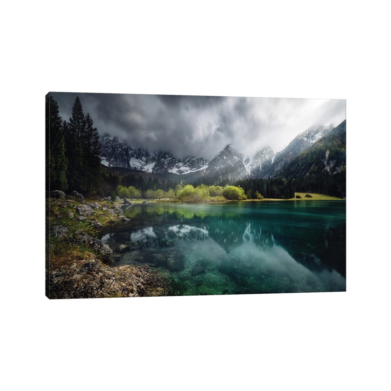 Azul Turquesa by Juan Pablo De Miguel - Wrapped Canvas Print, 101.6 cm H x 66.04 cm W x 1.91 cm D