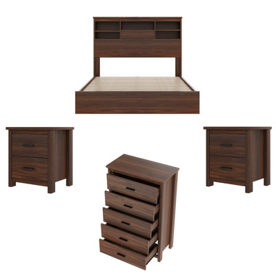 4-Piece Bedroom Set, Nightstand Included