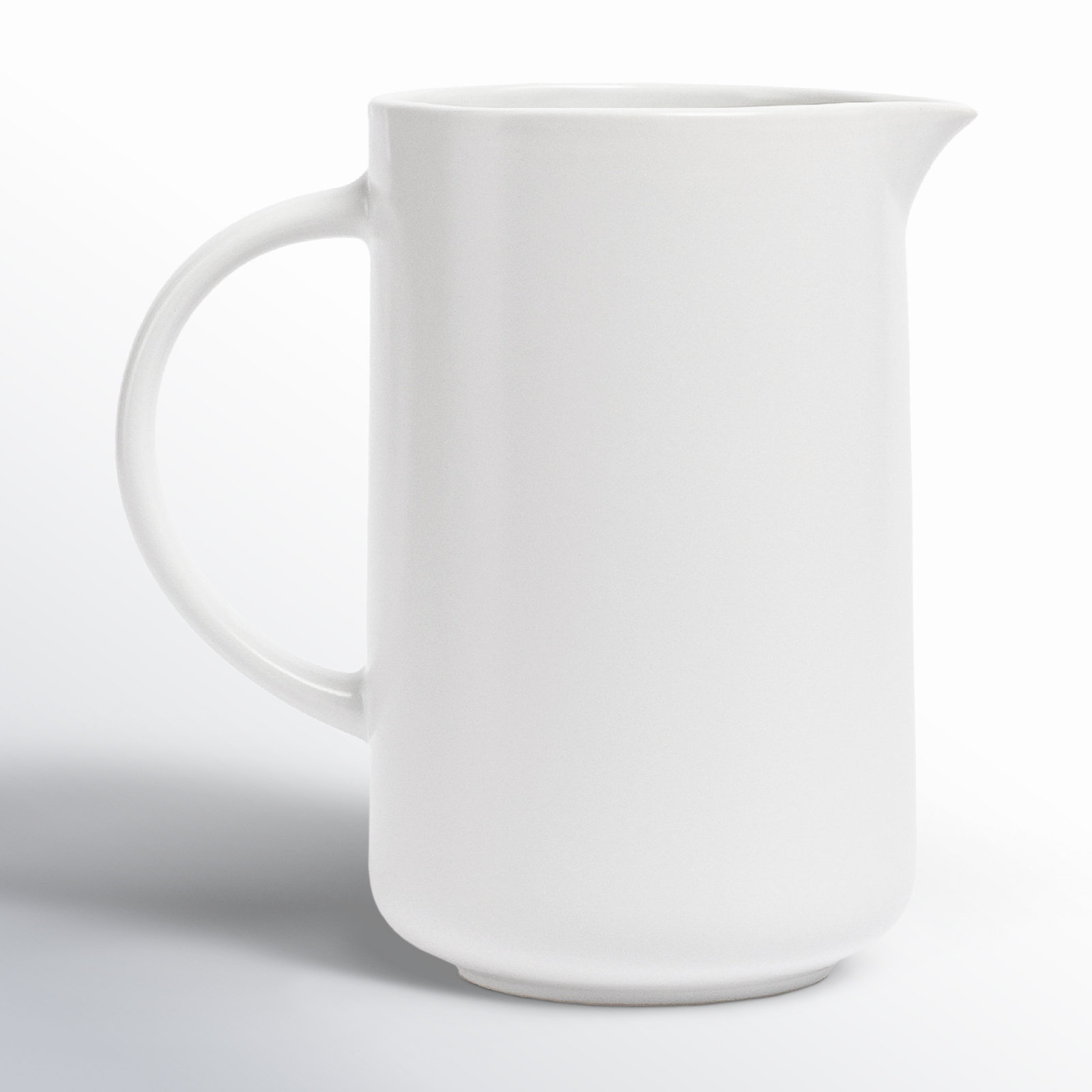 Stoneware Pitcher, White
