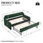 Lit de jour simple avec couchette et port USB Upholstery-566957143