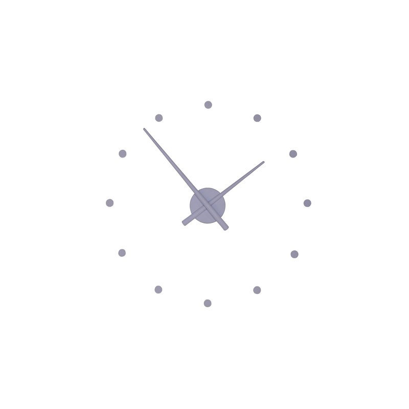 Horloge murale, Bleu acier, Petit