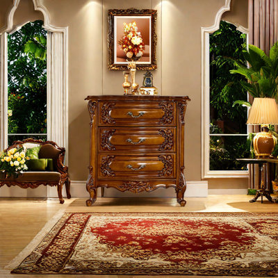 Audusinda 29.92'' Solid Wood Sideboard