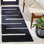 Tapis rayé en coton tissé à la main Estremera