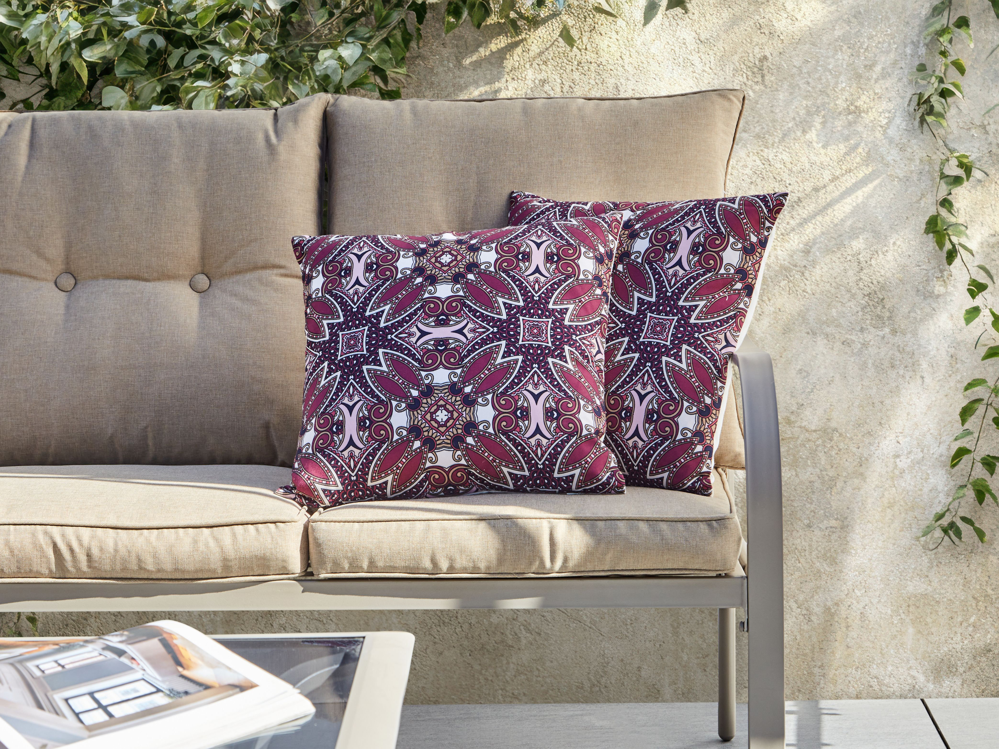 Throw Pillow Purple Patio Cushions Purple Outdoor Pillows Top