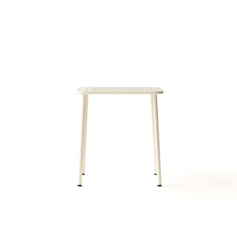 Table de salle à manger d'extérieur moderne et simple, couleur blanche rétro, eau, pour salle à manger en plein air, 26,93