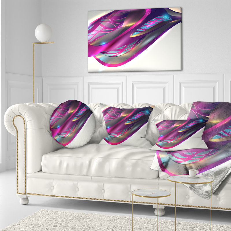 Coussin violet - Street Art, 18 po x 18 po, Coussin décoratif