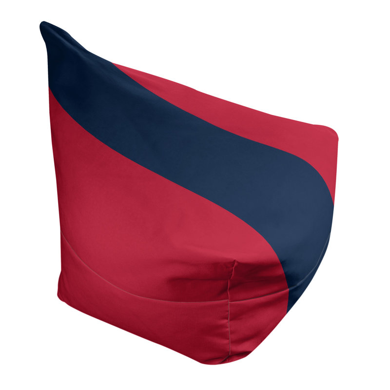 Sac de pois classique, H 30 po x l 27 po x P 27 po, Rouge / Bleu