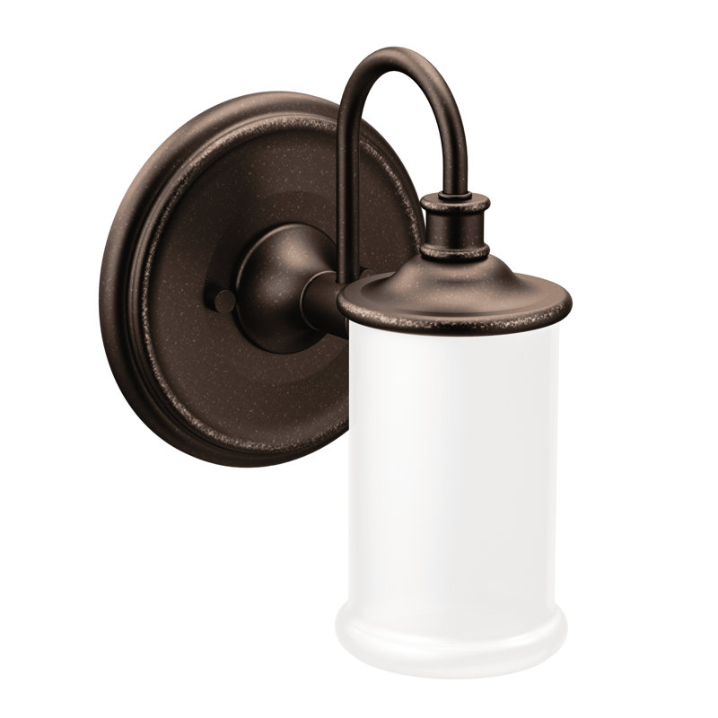 Applique murale pour salle de bain 1 lumière Belfield, Bronze huilé