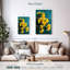 Jonquilles Harnek sur sarcelle-108505607