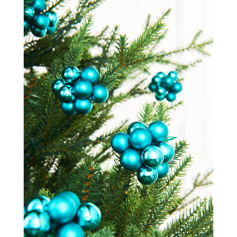 10.99cm Solid Colour Glass Bauble