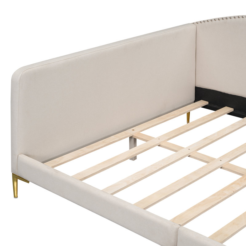 Davona Corner Daybed, Full, Beige