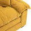 Causeuse petit canapé, canapé à assise profonde avec 2 coussins décoratifs