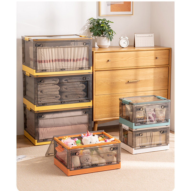 ColorSize Stackable Storage Container, 13" H x 23.5" W x 16.5" D, Blue