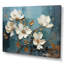 Blanc et bleu, charmante fleur printanière élégance II - fleurs, art mural-1084708813-1084708862