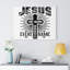 Jesus The Name - Wrapped Canvas Print-63254416