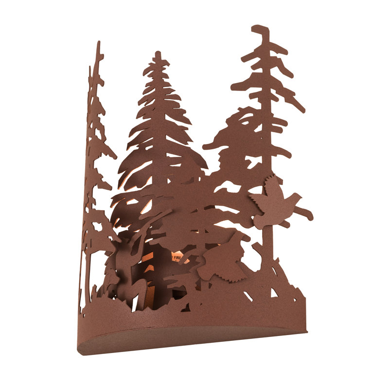 Rustic Lodge 1 - Light Armed Sconce