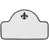 Fleur de Lis Lexington Arch Standard Two-Line Address Sign Plaque
