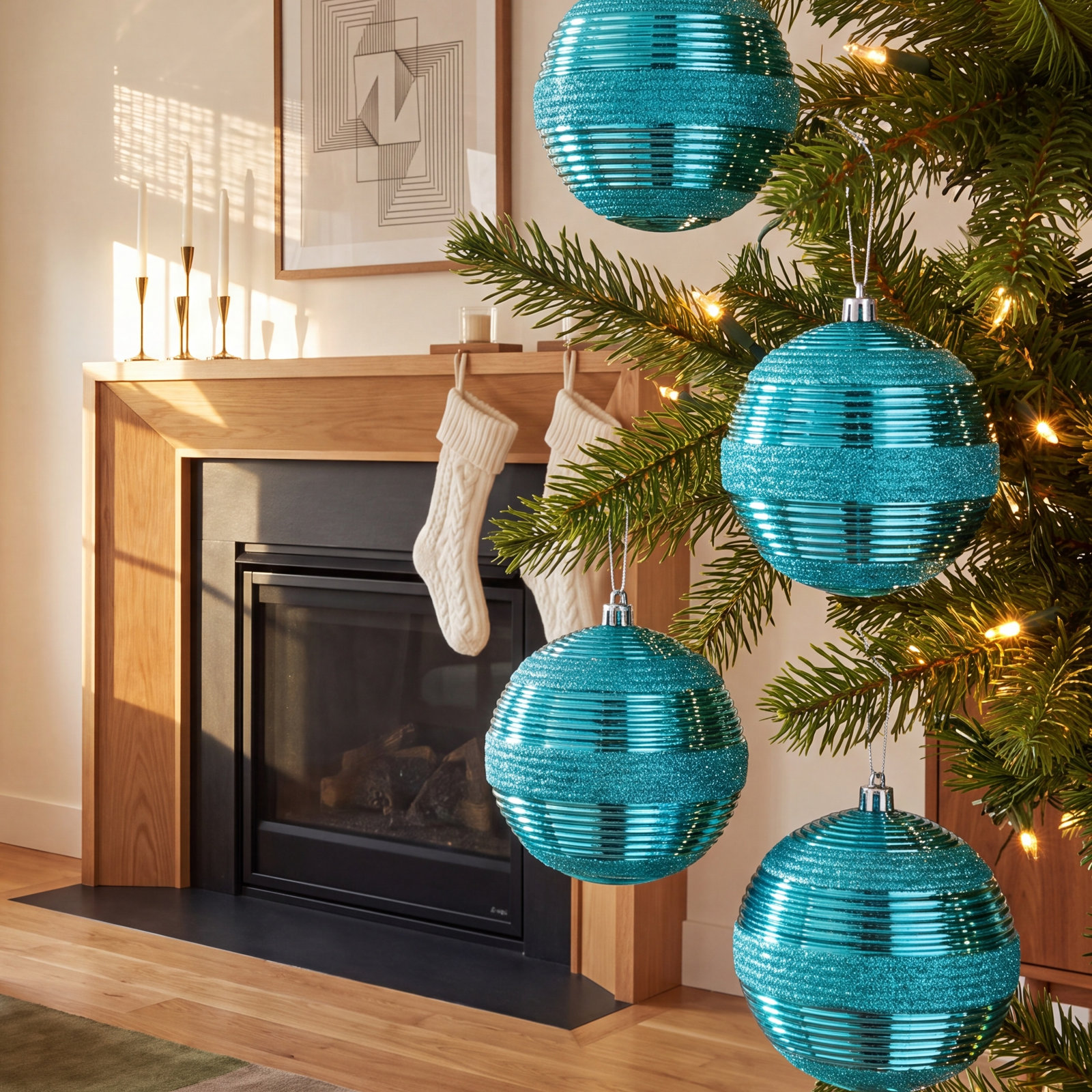 8" Shatterproof Bauble, Blue