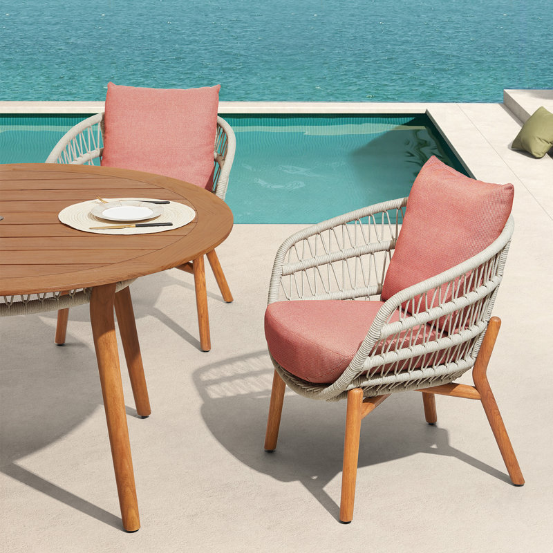 Vasca Outdoor 7 - Piece Teak Dining Set