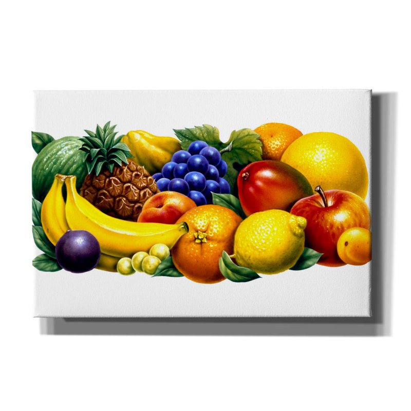 Art mural épique «Fruit» par Harro Maass, L 18 po x H 12 po x P 0,75 po