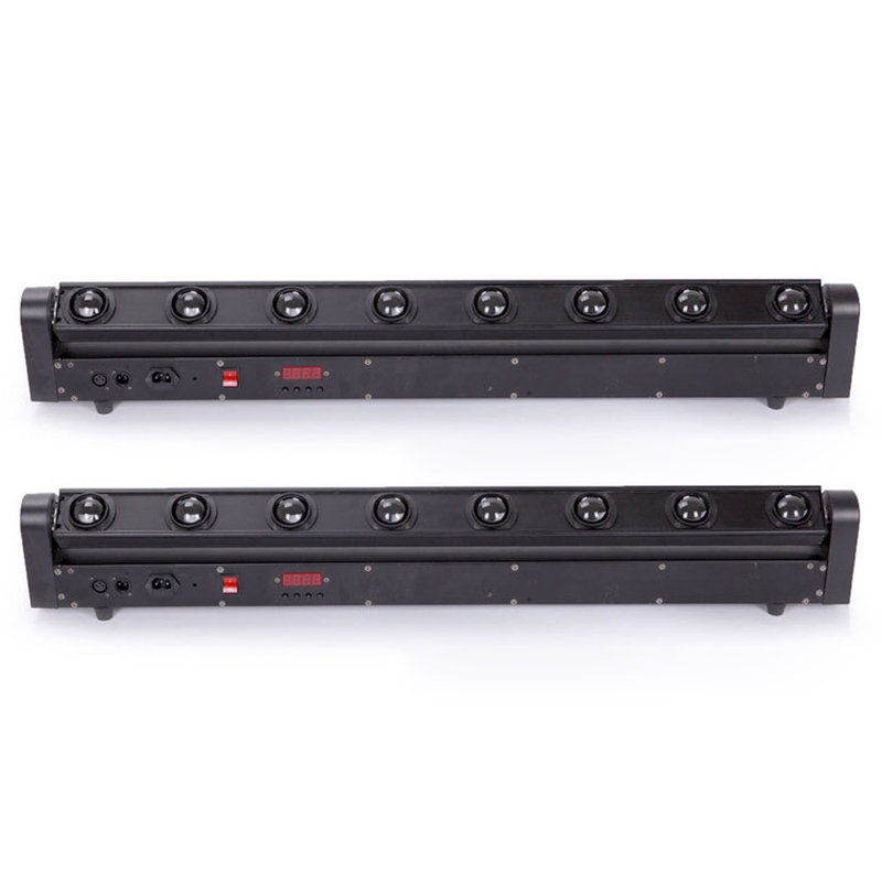 Ensemble de 2 lumières de scène 100W RVBW, lumières de fête et disco à DEL activées par le son