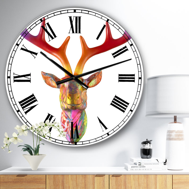 Horloge murale Rainbow, Surdimensionné