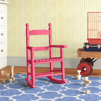 Chaise berçante pour enfant à lattes Baheejah