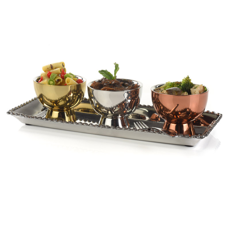McDaniel Metal Tray, 17" H x 9" W x 1" D