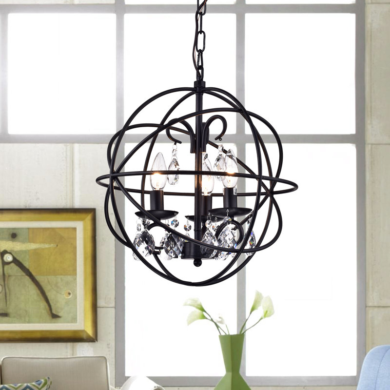 Minneiska 3 - Light Dimmable Geometric Chandelier