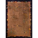 Antique Large Hand Knotted Pile Rug
