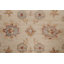 Tapis de couloir beige / bleu / rouge en laine noué à la main de conception unique 2 pi 6 po x 9 pi 8 po