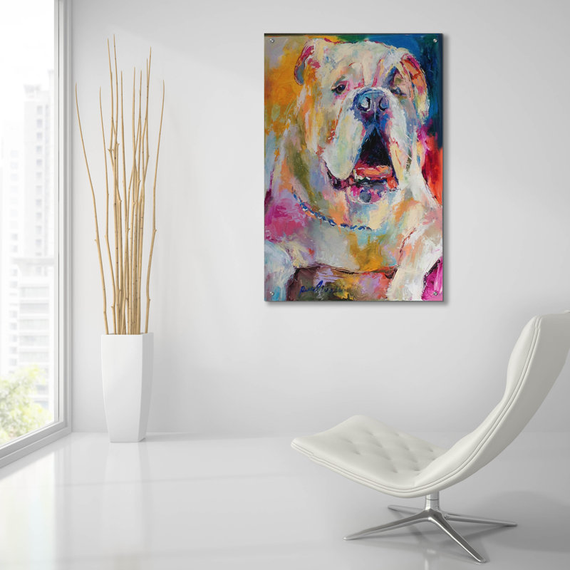 "Art Bull" par Richard Wallich, H 36 po x l 24 po x P 0,2 po