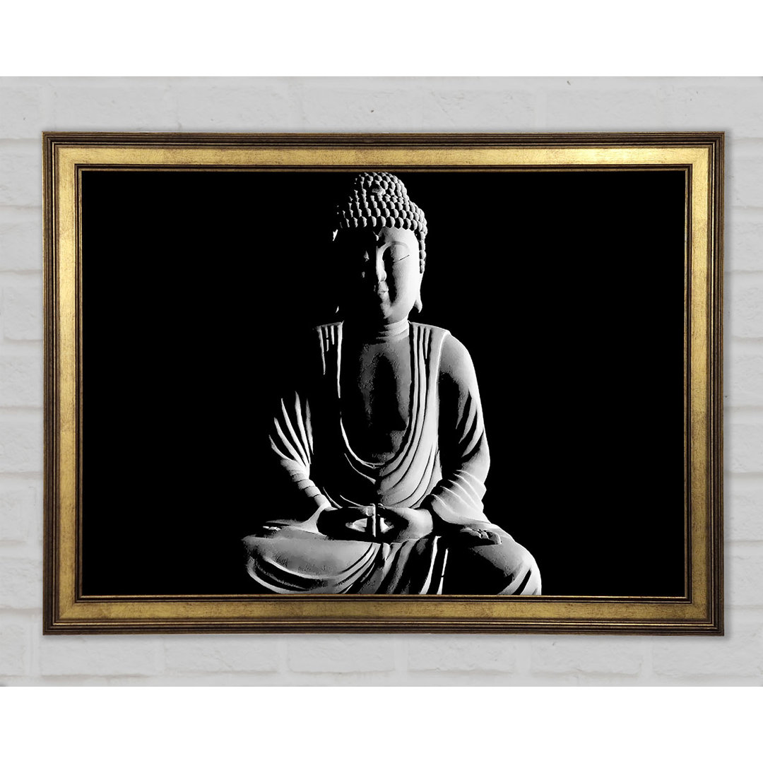 Buddha Light Gerahmter Druck