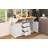 Versatile 55.7'' Large Kitchen Island With 2 Drop Leaf, Rolling Cart On 5 Wheels, Power Outlet, And Spacious Storage For Modern Kitchens And Dining Rooms-2064723921