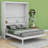 Murphy Bed Wall Bed With Shelves-13666540-13666541