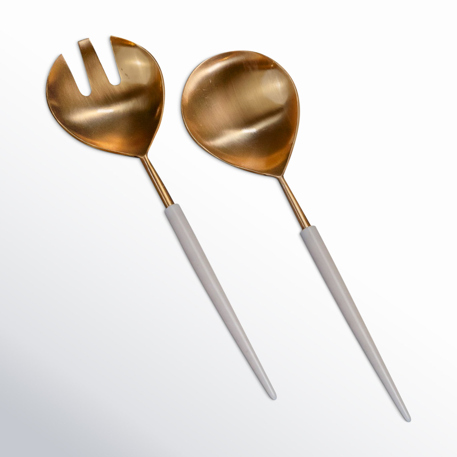 Amanda Stainless Steel Salad Servers