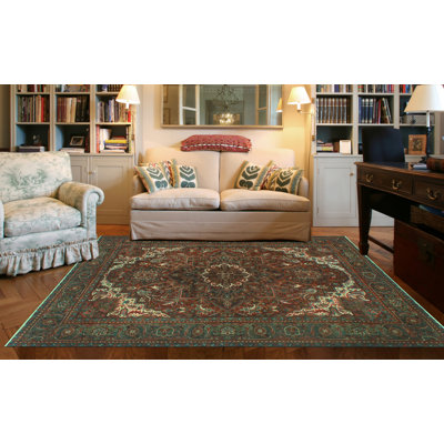 Tapis unique en laine 6 pi 7 po x 9 pi 2 po Jahvarn 2022