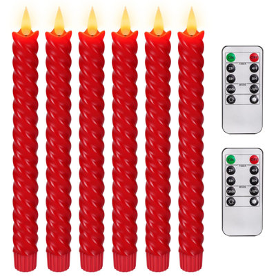 Unscented Flameless Taper Candle