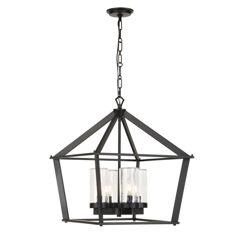  Luminaire suspendu intérieur / extérieur 4 lumières Evanston