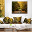 Housse et insert de coussin carré Road Road Beautiful Trees-2134884197
