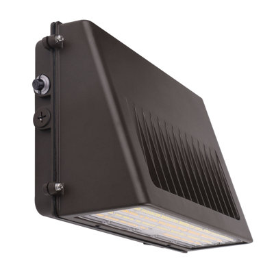 Full Cutoff LED Wall Pack Light With Photocell 63W/45W/30W 3000K/4000K/5000K 3CCT Dimmable Exterior Light For Garage House Driveway Building Yard, UL Listed