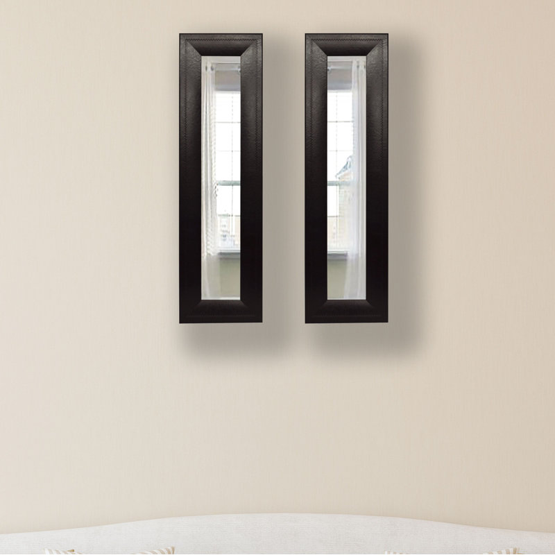 Niami Flat Wall Mirror, 35.75" H x 9.75" W
