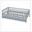 Wood Daybed with Trundle and Fence Guardrails-1171555873-1171555871