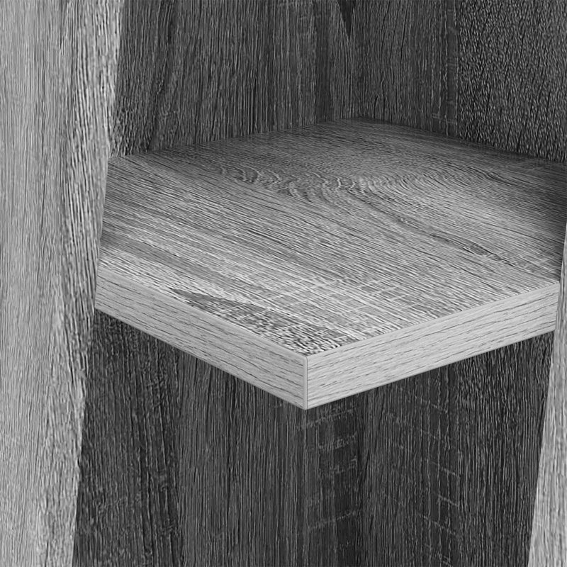 Engineered Wood Standard Accent Cabinet, Grey Sonoma