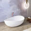 x 37.4'' Freestanding Soaking Solid Surface Bathtub-132231418