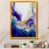 Impression dorée sur toile encadrée