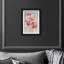 Crimson Silk Veins II Shadowbox Floral & Botanical Print by Oliver Gal, Black Frame, 10 x 15-1147583936-1147583939