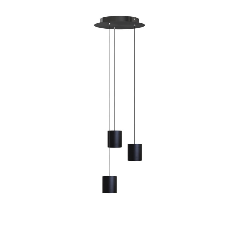 Andromedae 3 - Light Cluster Pendant, Black