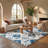 Imraan Tassel Shag Performance Geometric Rug-1524113144
